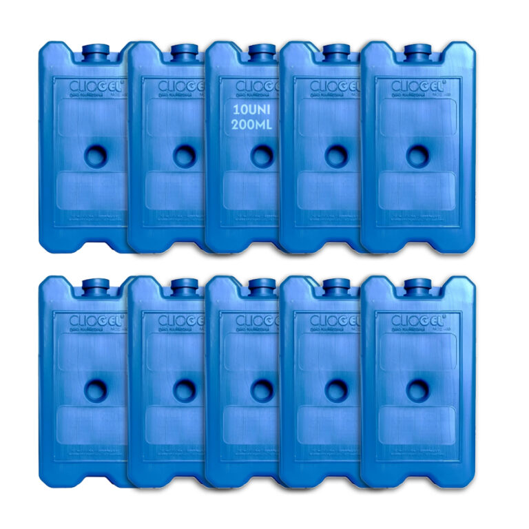 10 Gelo Reutilizável Artificial 200 Ml Ideal Cool