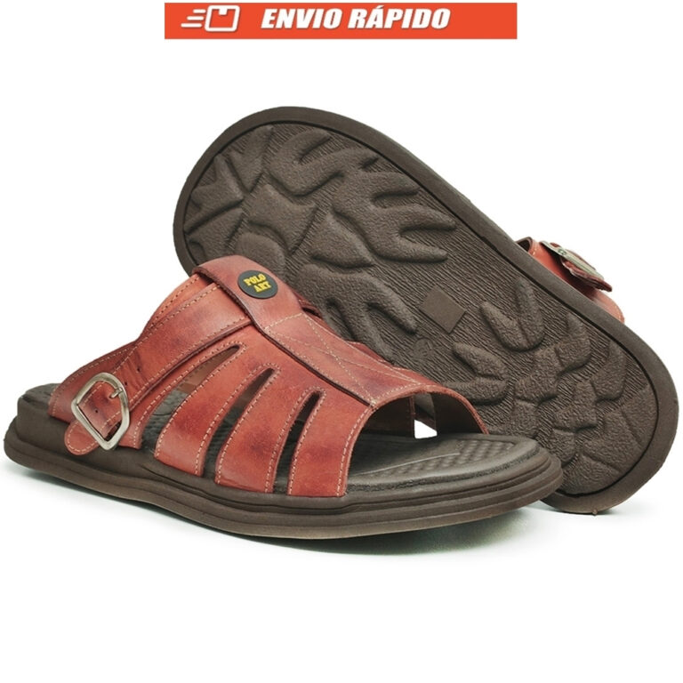Sandália Masculino Ortopédico Anti Stress em Cou