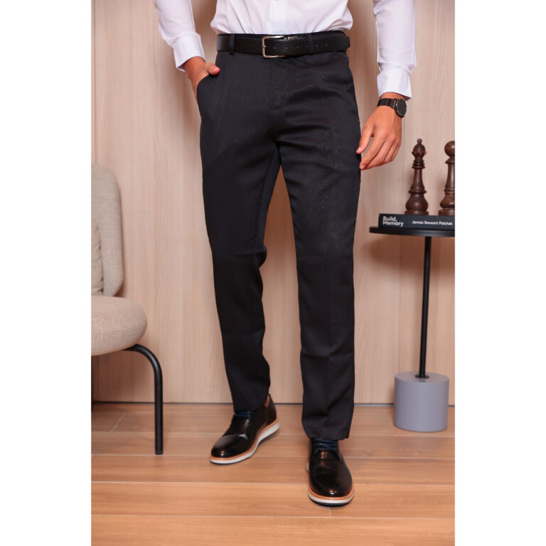 Calça Social Masculina Em Microfibra – Teci