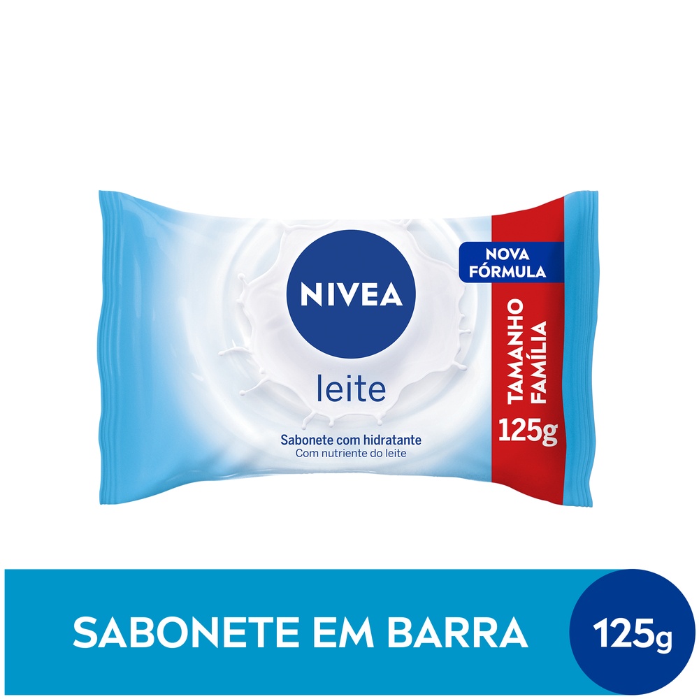 NIVEA Sabonete em Barra Leite 125g