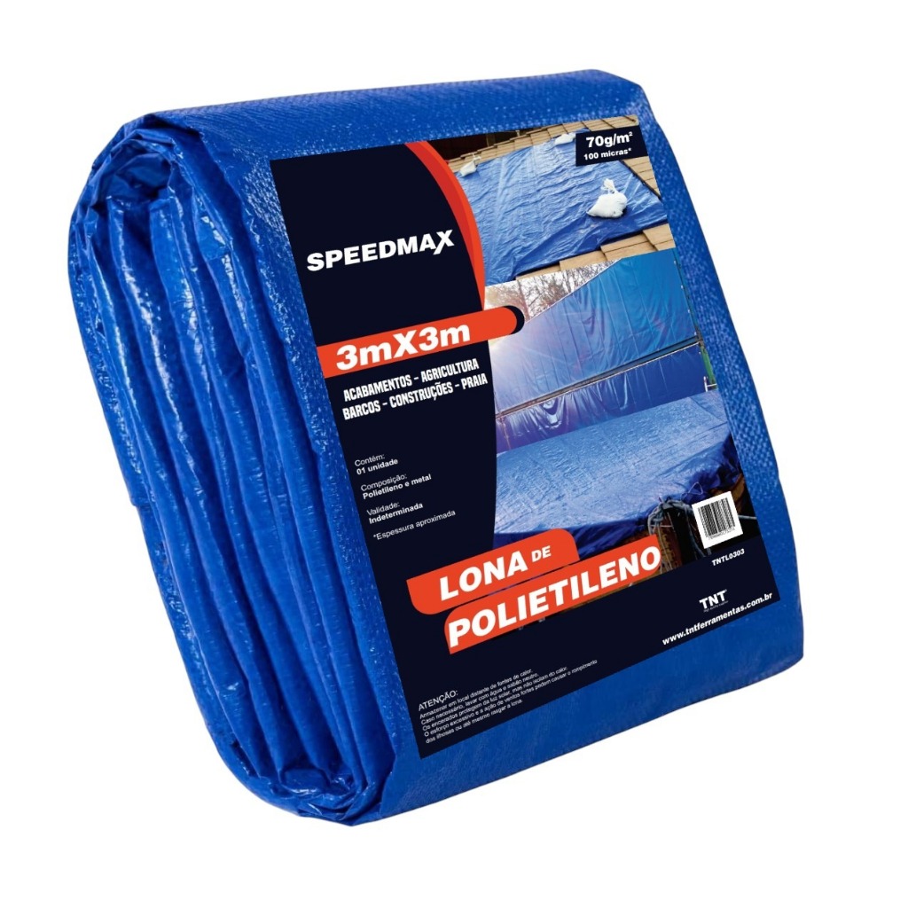 Lona 3×3 Azul Impermeavel Piscina Barraca Camping Telhado