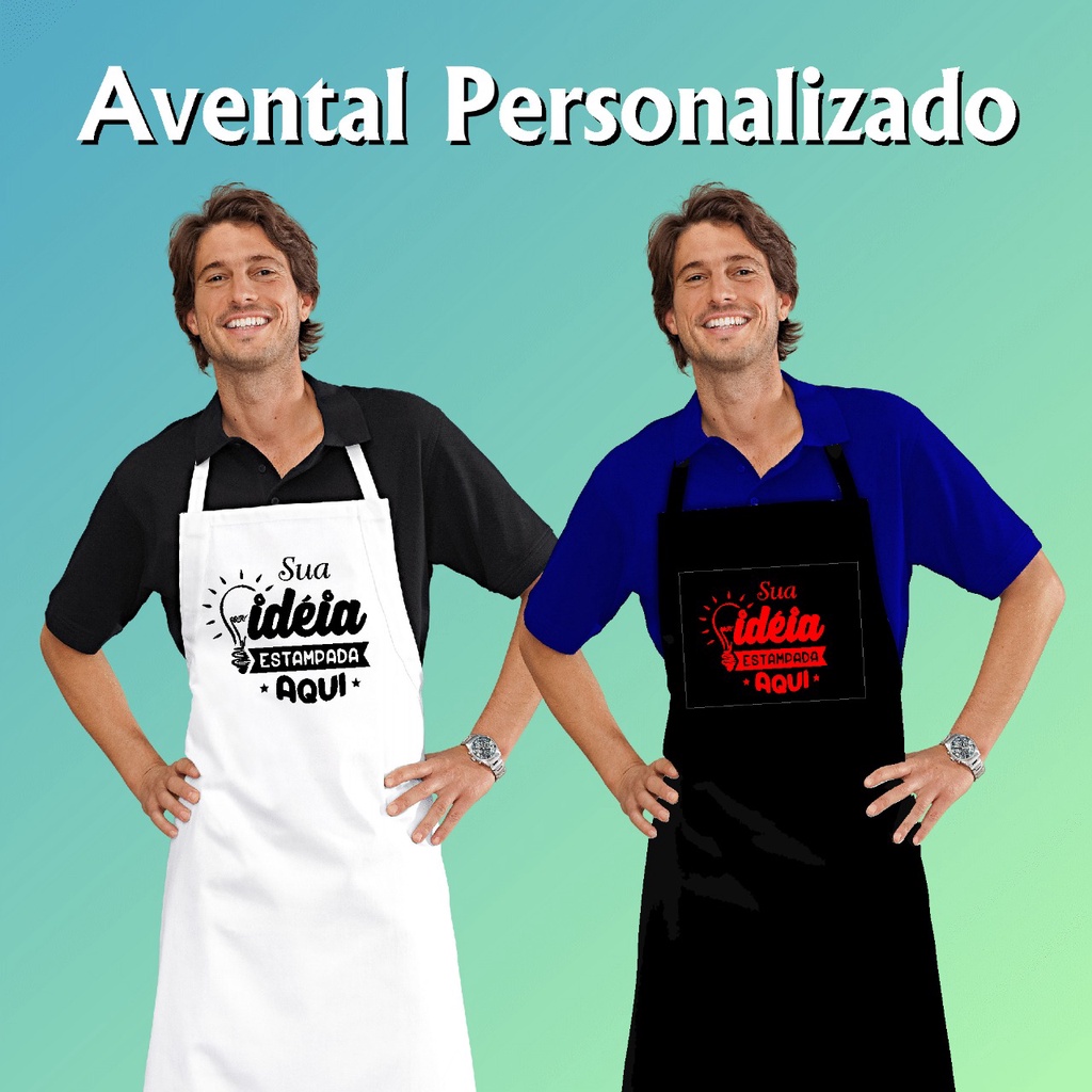 Avental Personalizado Unissex – Presente Criativo Uniforme