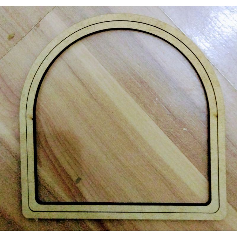 Kit Bastidores Tipo Janela MDF Cru 12cm Artesanato Bordado