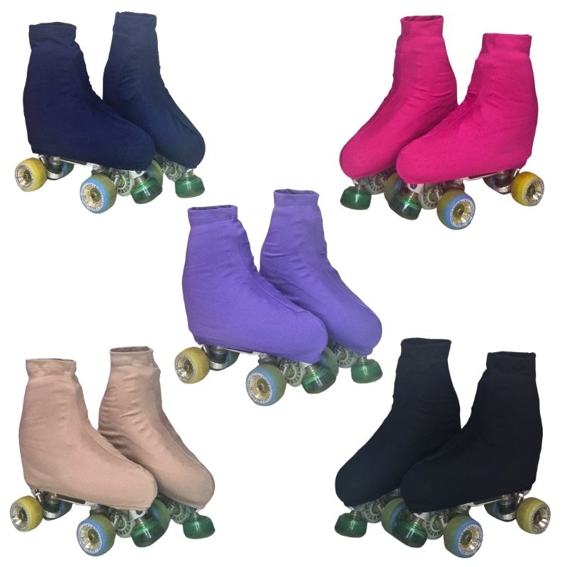 Polaina Cobre Botas para Patins marca Patina Fashion Cores Lisas
