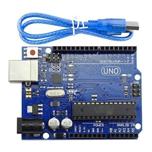 Uno R3 MEGA328PModelo Italiano com Cabo USB –