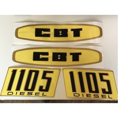 Decalque Adesivos Jogo Kit Para Trator Cbt 1105
