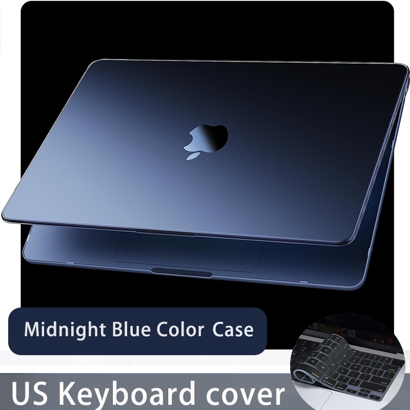 Novo caso Midnight para Macbook Air 13.6/15 M4 M3 M2 A3240 A3113 A2681 A2941 Pro14 A2442 2020 Air Pr