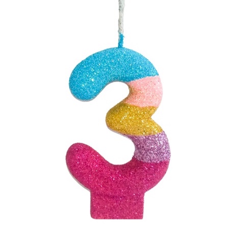 Velas Mix De Aniversário – Números + Glitt