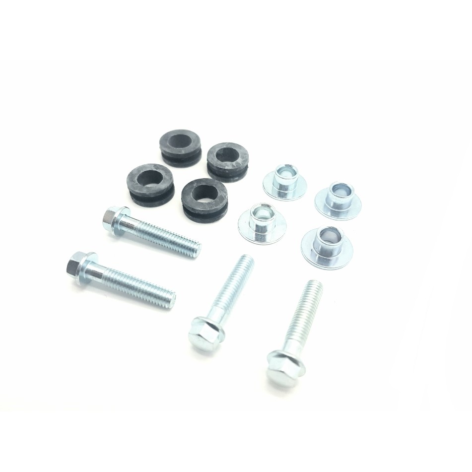 Kit Parafuso+Borracha+Arruela Do Paralama Fazer 250 Ate 2008 12 Peças