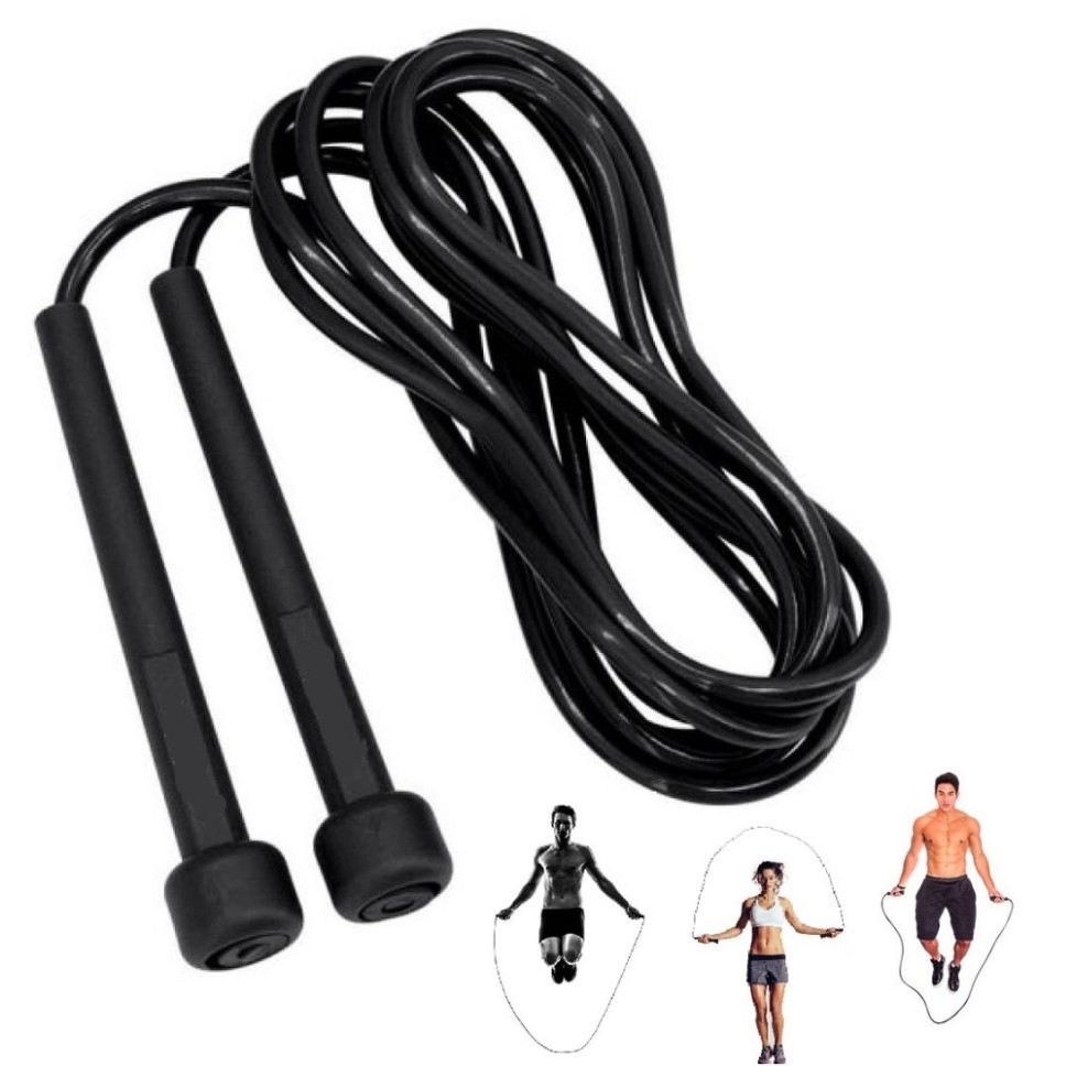 Corda De Pular Jump Rope 2,4 Metros Treino Exercícios De Pvc  Só temos na cor verde fluorescente.