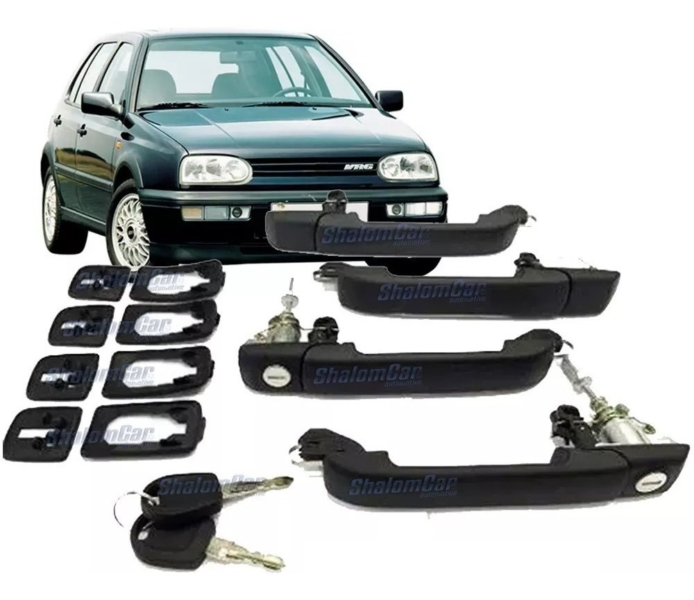 Kit 4 MaÇAneta Externa Porta Golf 93 94 95 96 97 98 Mexicano / Alemao