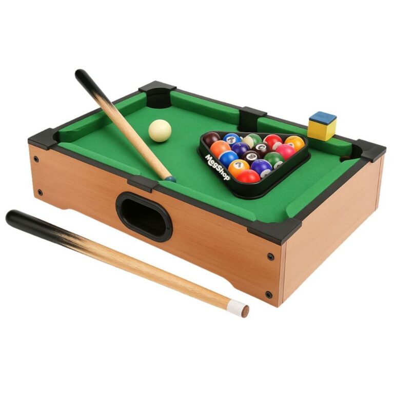 Mini Mesa De Bilhar Sinuca Snooker infantil Portá