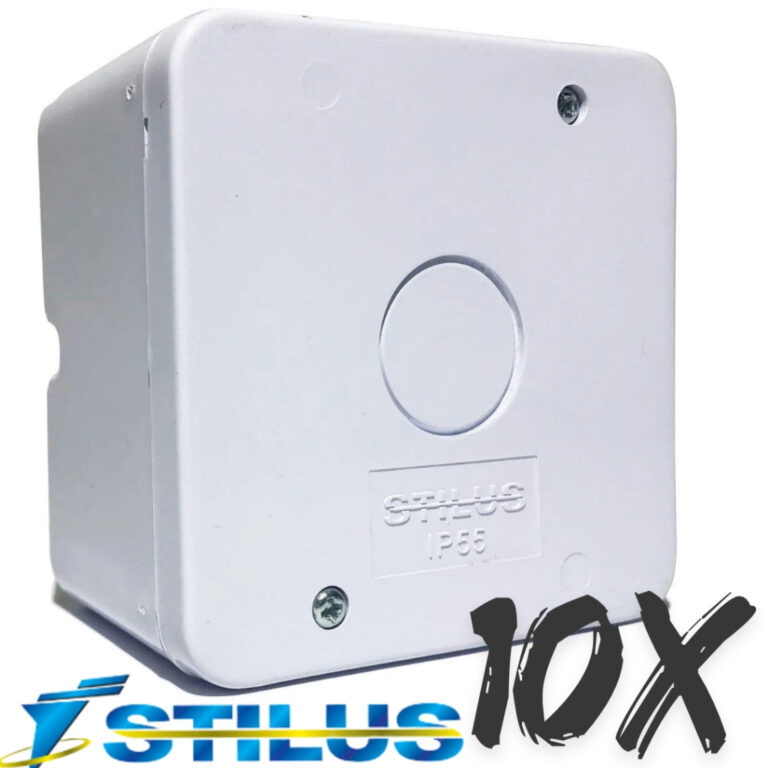 10X Caixa Plastica Organizadora p/ Camera Cftv C/ 
