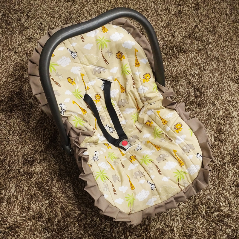 Capa para Bebê Conforto Várias Estampas com Tecido Estampado 100% Algodão Tamanho Universal