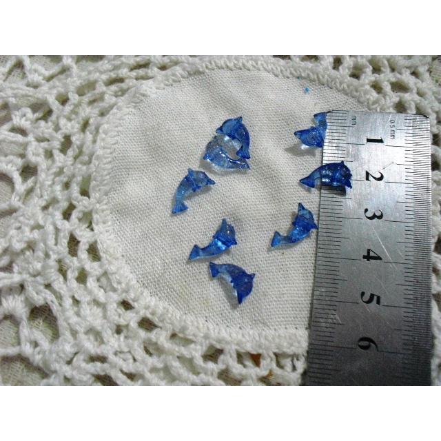 miçangas golfinho azul escuro entremeio para puls