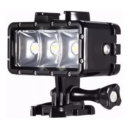 Iluminador Led Luz Gopro Mergulho Flash Sj4000 Pro