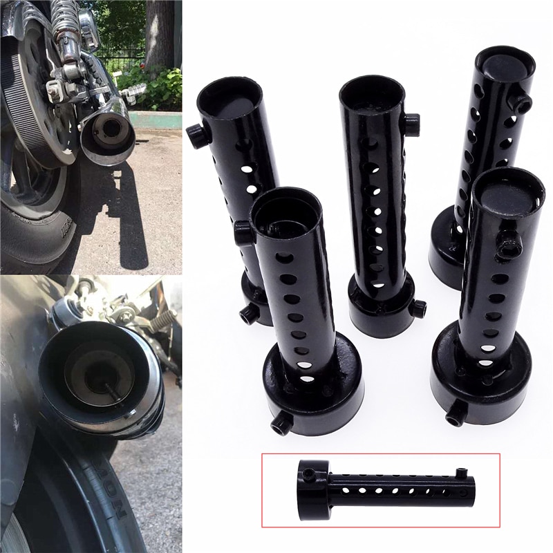 1 Pçs Universal Silenciador Da Motocicleta Assassino De Escape Ajustável DB Ruído Eliminador Som Pre