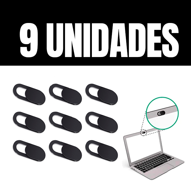 9 Unidades Protetor de Tampa Câmera Webcam Anti E