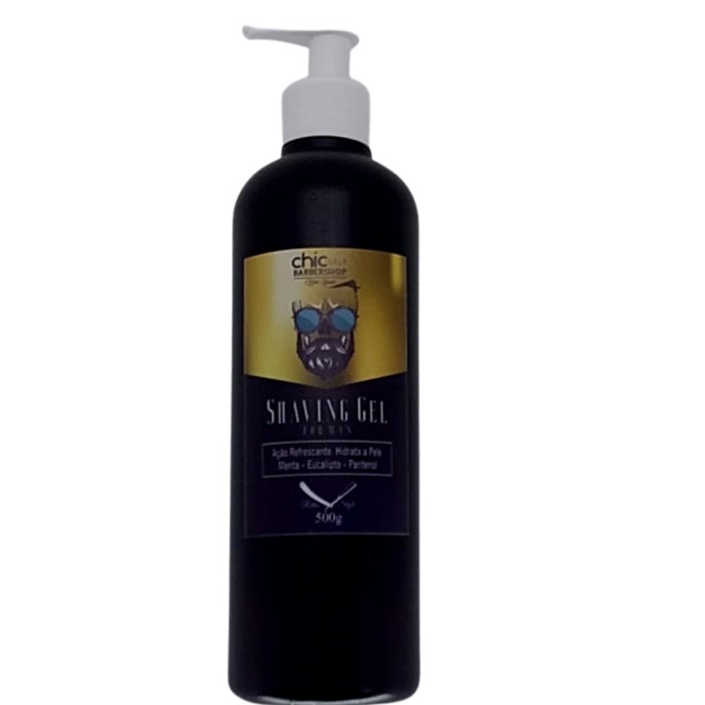 Gel Shaving Pra Fazer Barba Pezinho E Navalhado Chichair 500gr