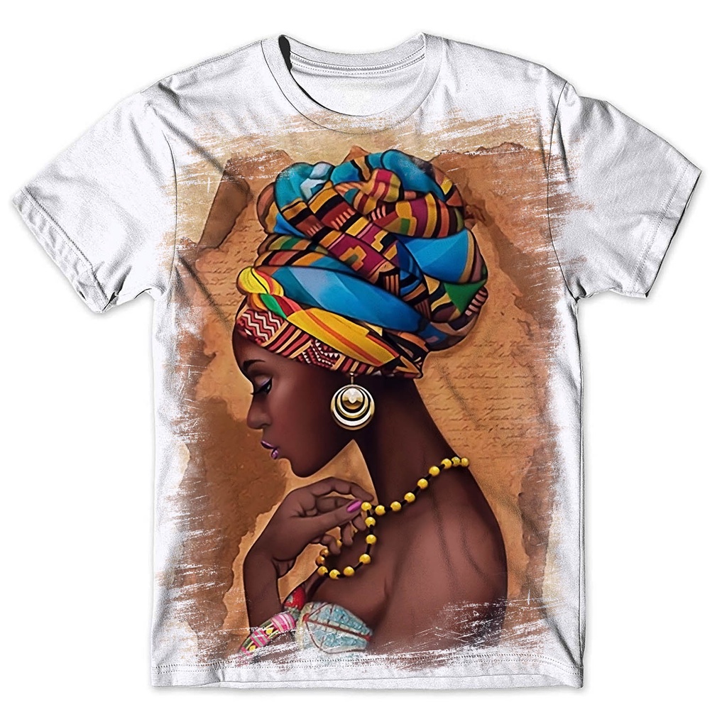 Camisa Camiseta Masculina Africana 99