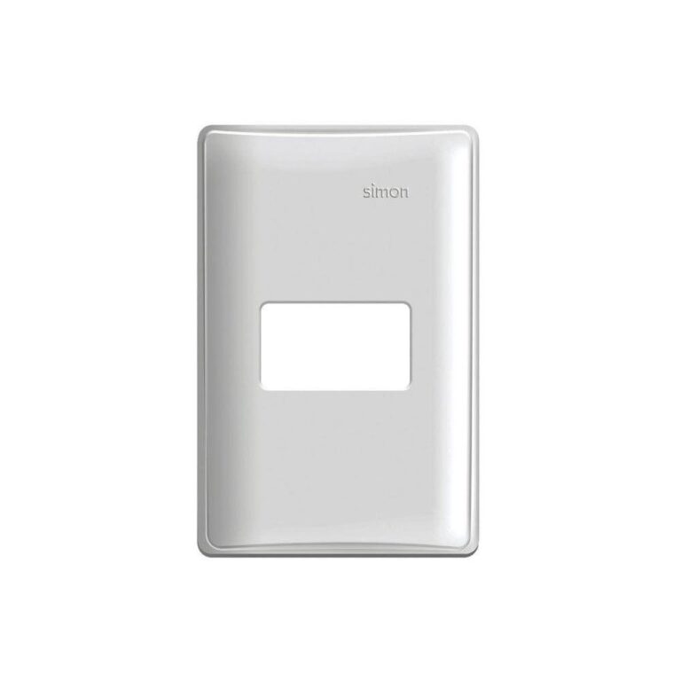 PLACA 4X2 PARA 1 MODULO SIMON 19 BRANCO