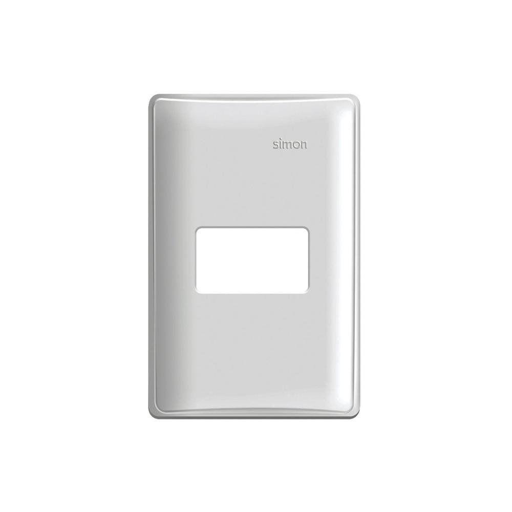 PLACA 4X2 PARA 1 MODULO SIMON 19 BRANCO