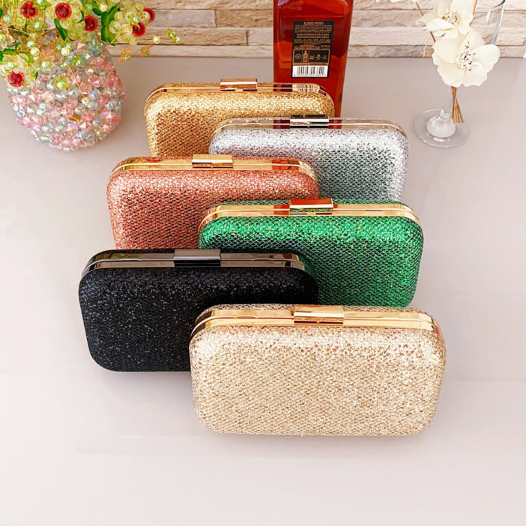 Bolsa Tiracolo / Carteira Feminina Com Glitter Par