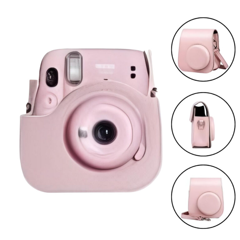 Bolsa Instax Mini 11 e 12 Groovy Rosa Claro