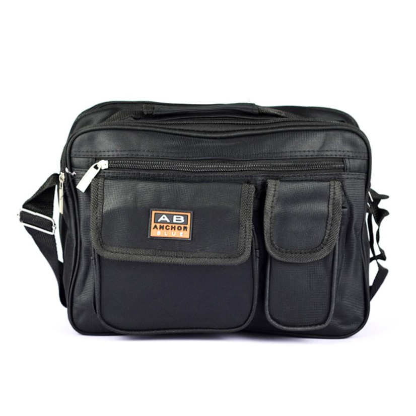 Bolsa Transversal Ab Anchor Blue Com Alça Reforçada e Compartimentos Amplos e Largos