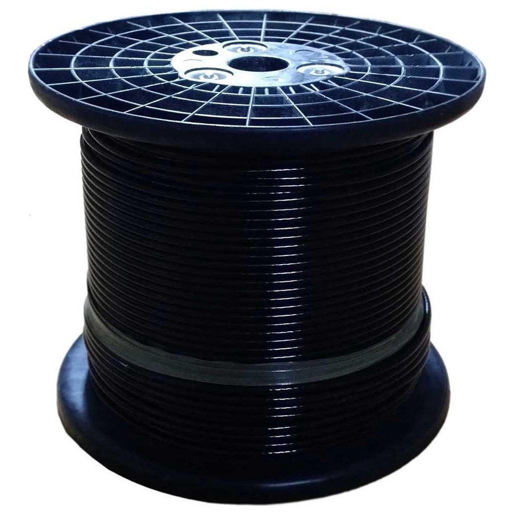 Cabo De Aço Galvanizado Academia 1/8 3,2mm 6×7 Alma De Fibra 200M