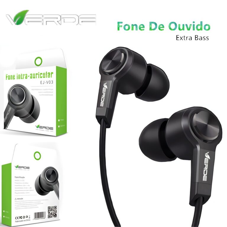 Fone Da Verde Do Ouvido Com Fio/Microfone Alta Res