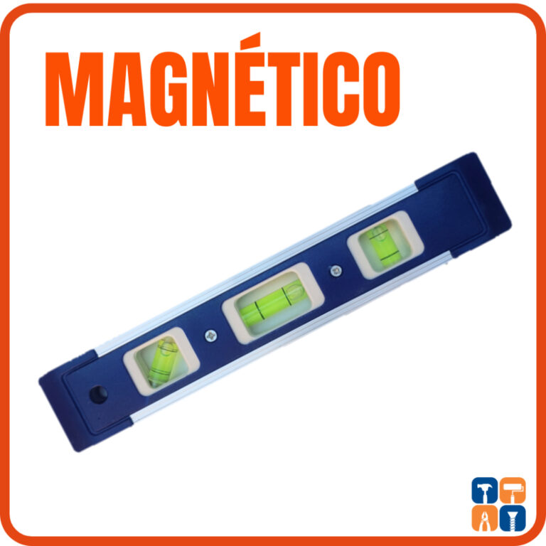 Nível Bolha Magnético Profissional com Imã Nív