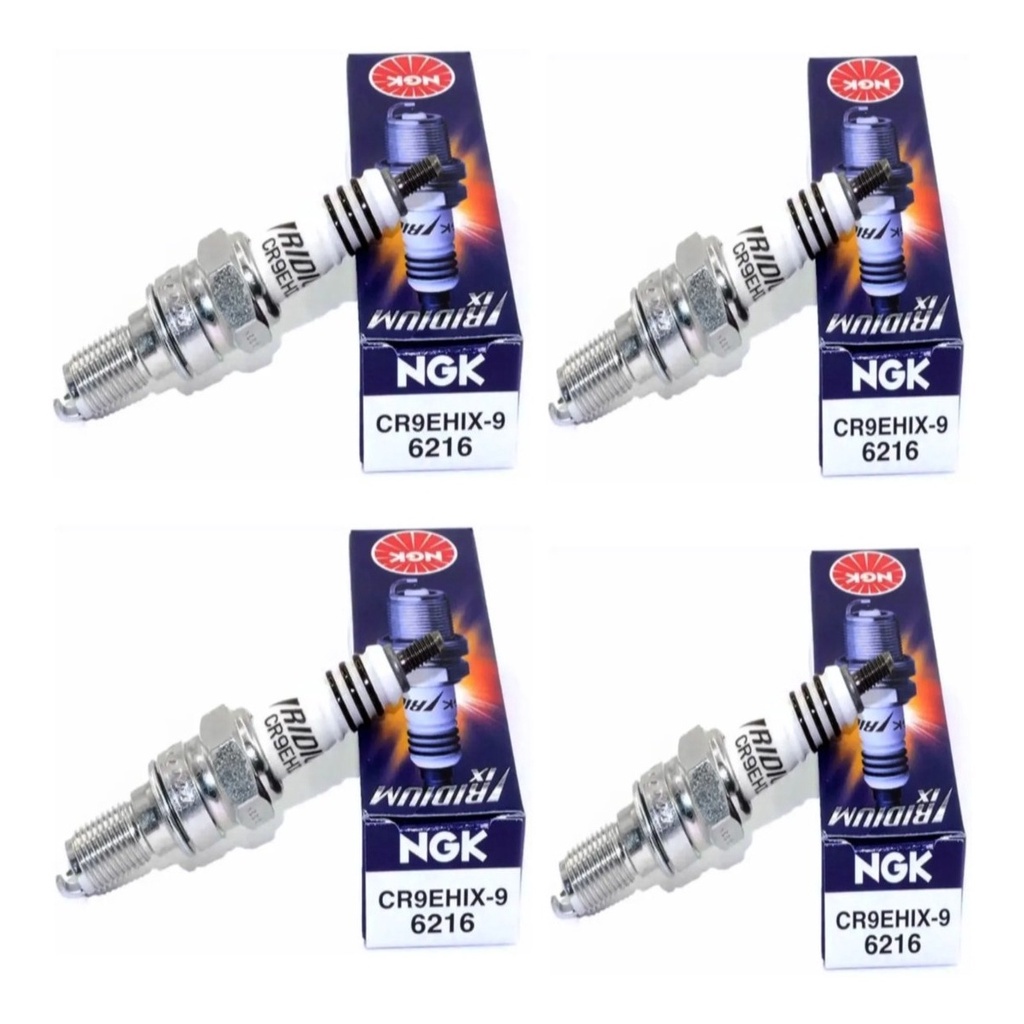 Jogo 04 Velas Cb 600f Hornet 2005 2006 2007 2008 2009 2010 2011 2012 2013 2014 2015 2016 Original Ng