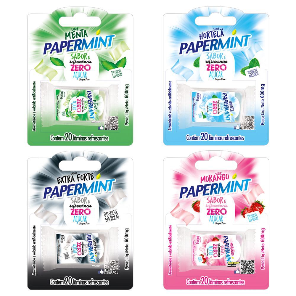 Lâminas Refrescantes Comestíveis Zero Açucar – Danilla Foods