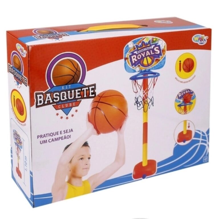 Basquete Royals Com Pedestal + Bola E Bomba –
