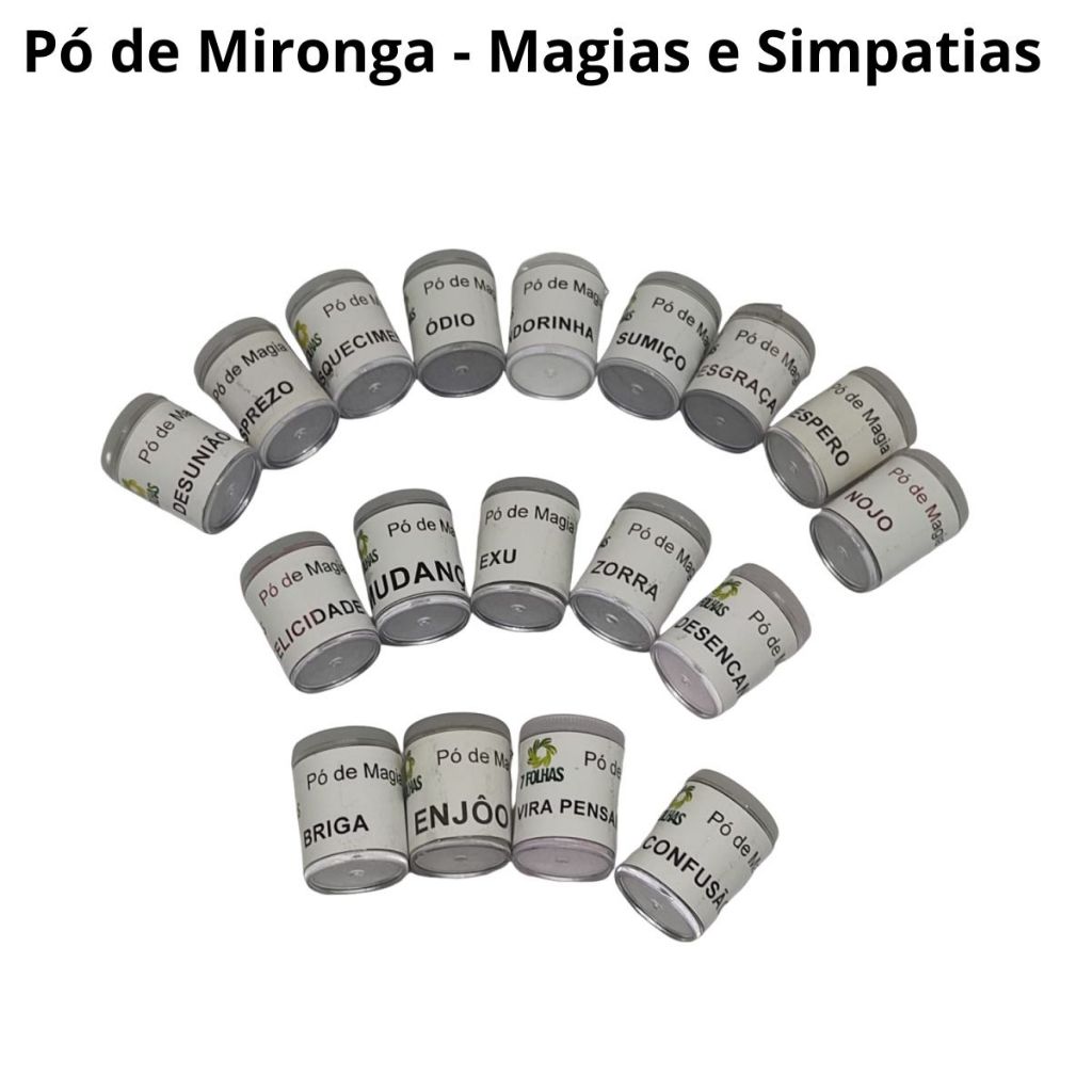 PÓ DE MIRONGA – MAGIAS E SIMPATIAS – 5G – 7 FOLHAS