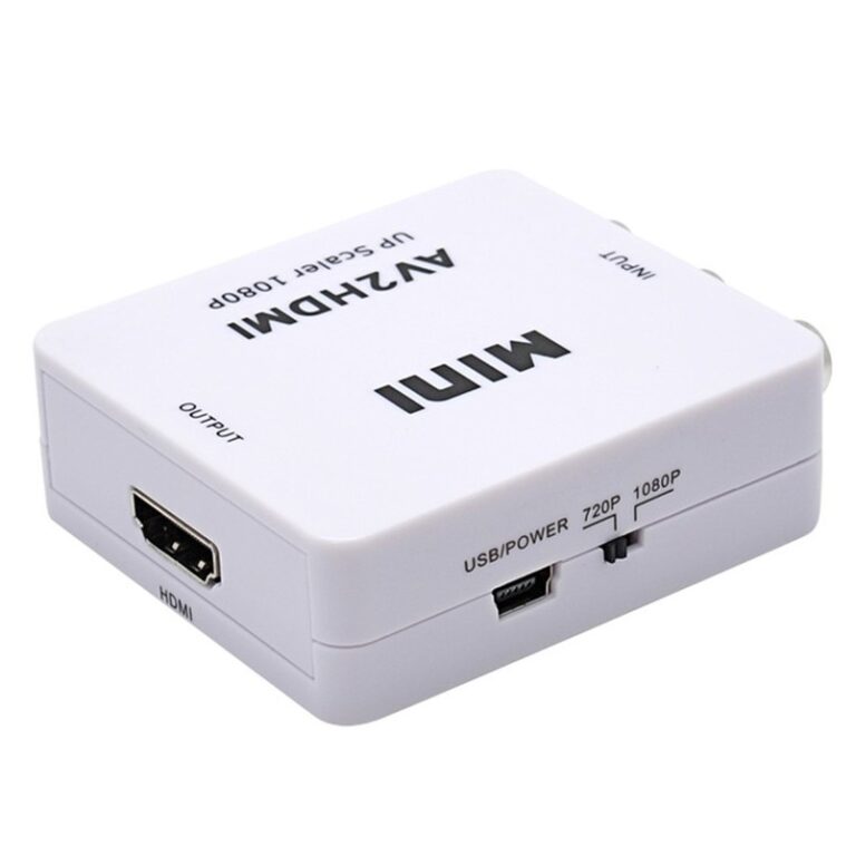Mini Adaptador Conversor Av2hdmi Full Hd 1080p