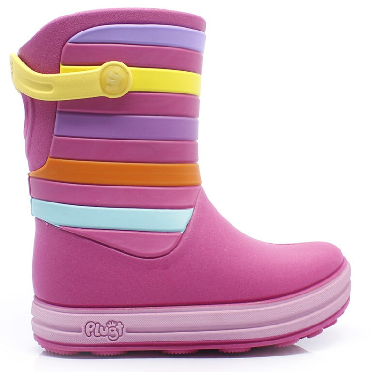 Galocha Bota de Chuva Infantil Plugt Menina Confor