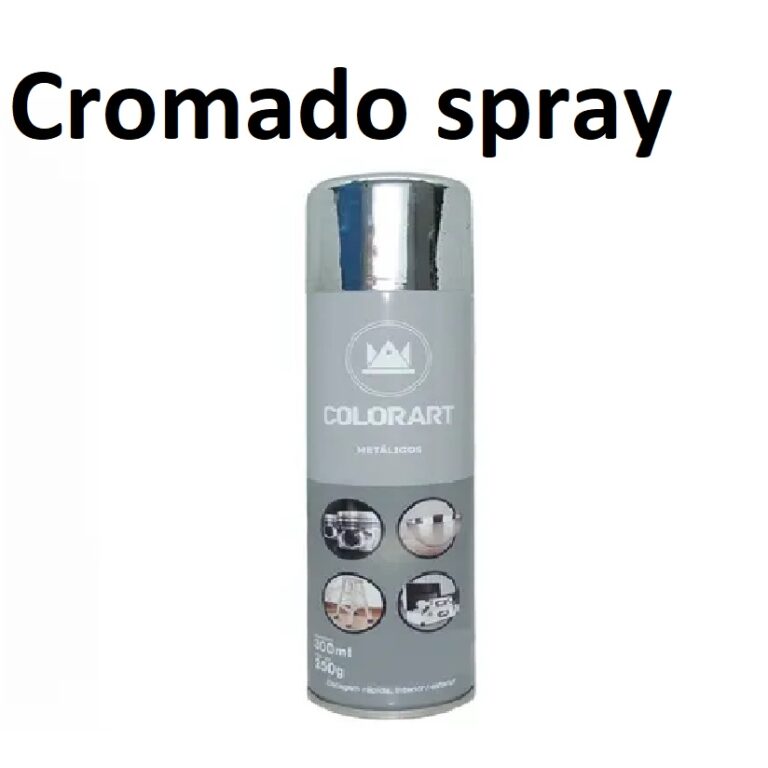 Spray Cromado Metálico Colorart Artesanato Objeto