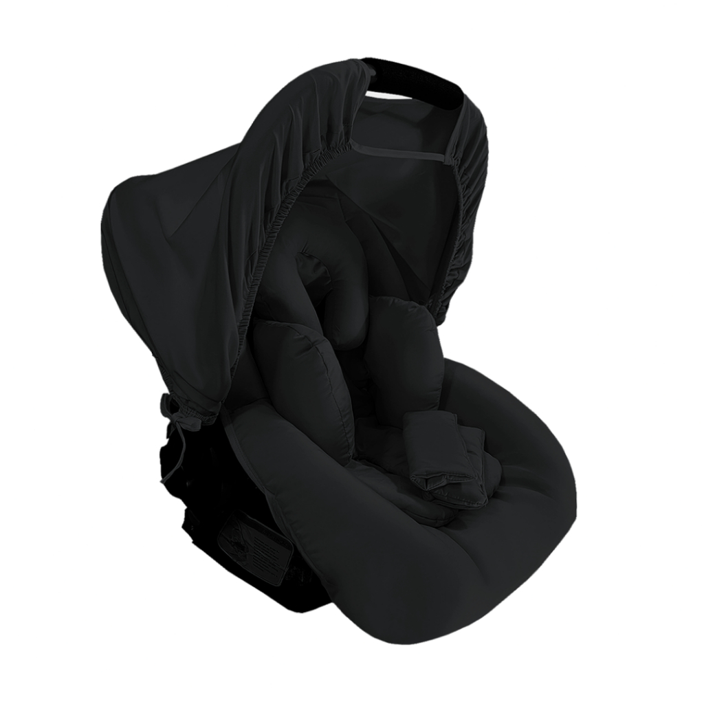 Kit 5 Peças – Capa de Bebê Conforto, Capota Solar mais Protetores de Cinto e Redutor Anatômico