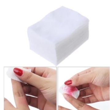 kit 3000 Algodão Prensado Para Unhas De Gel Limpe