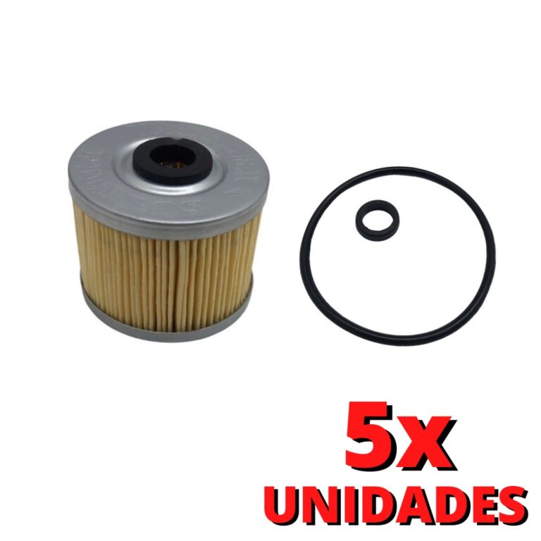 Kit 5 Filtros Óleo C/ Anel Oring Cbx 250 Twister