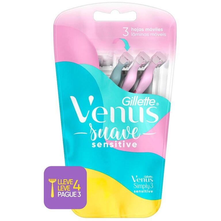 Aparelho Descartável Gillette Vênus Suave Sensit