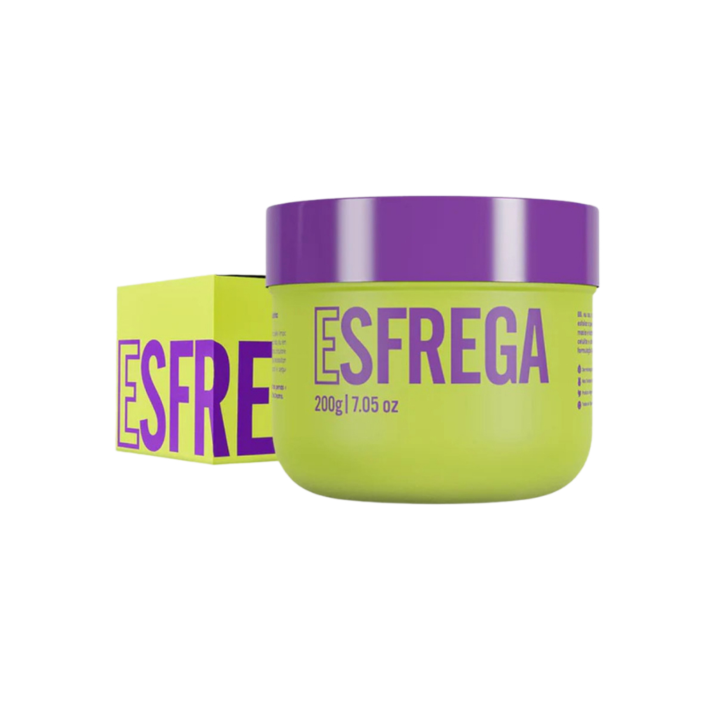 Esfoliante Creme Corporal Esfrega 200g Prevenção Estrias Hidratação e Celulite Renovação Celular