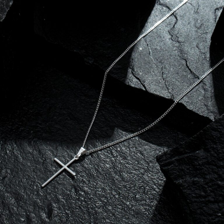 Correntinha Masculina Banhada a Prata 925 + Pingen