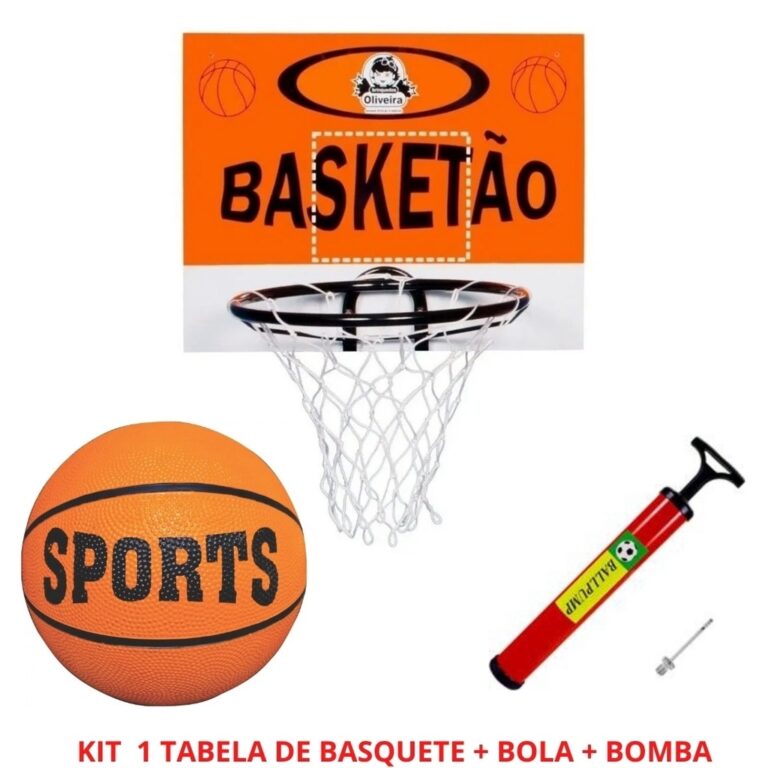 Tabela De Basquete Cesto De Basquete + Bola + Bomb
