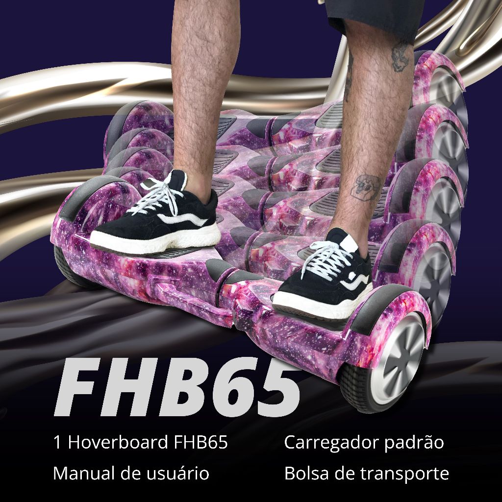 Hoverboard Overboard Infantil Skate Elétrico 6.5 Led Bluetooth Bateria De Grande Capacidade Enduranc
