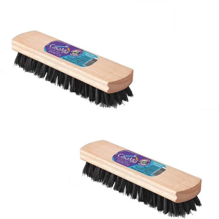 Kit 2 Escovas De Sapatos Limpa e Dá Brilho Cerdas