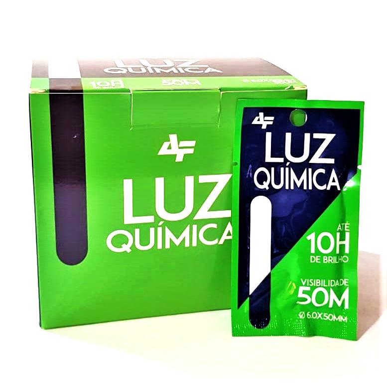 Luz Química Albatroz Fishing – Iluminador 6.0 x 50mm Cartela C/ 2 Unidades