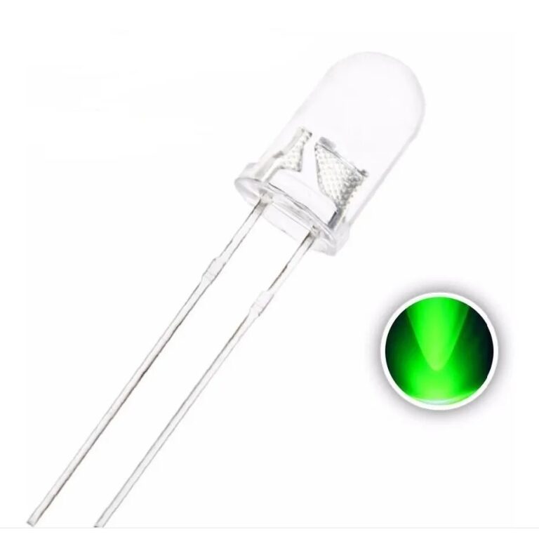Led  Alto Brilho 5mm – VERDE – 5 Unida